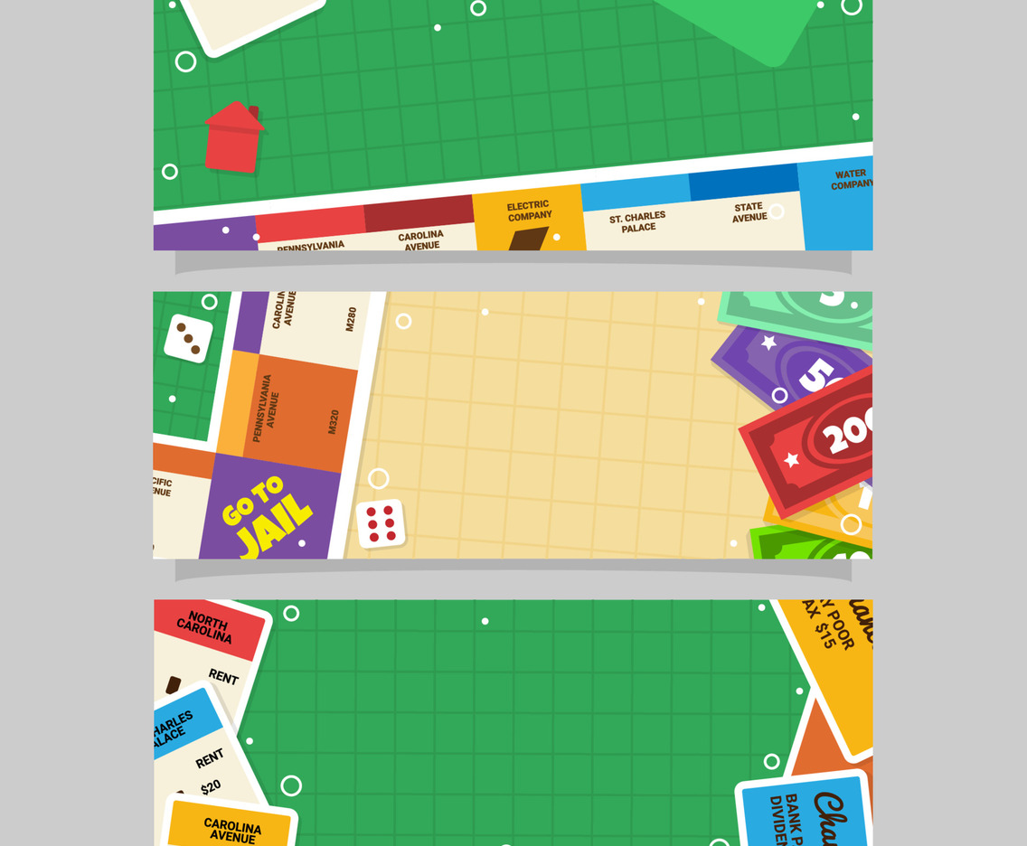 Board Game Inspired Banner Template