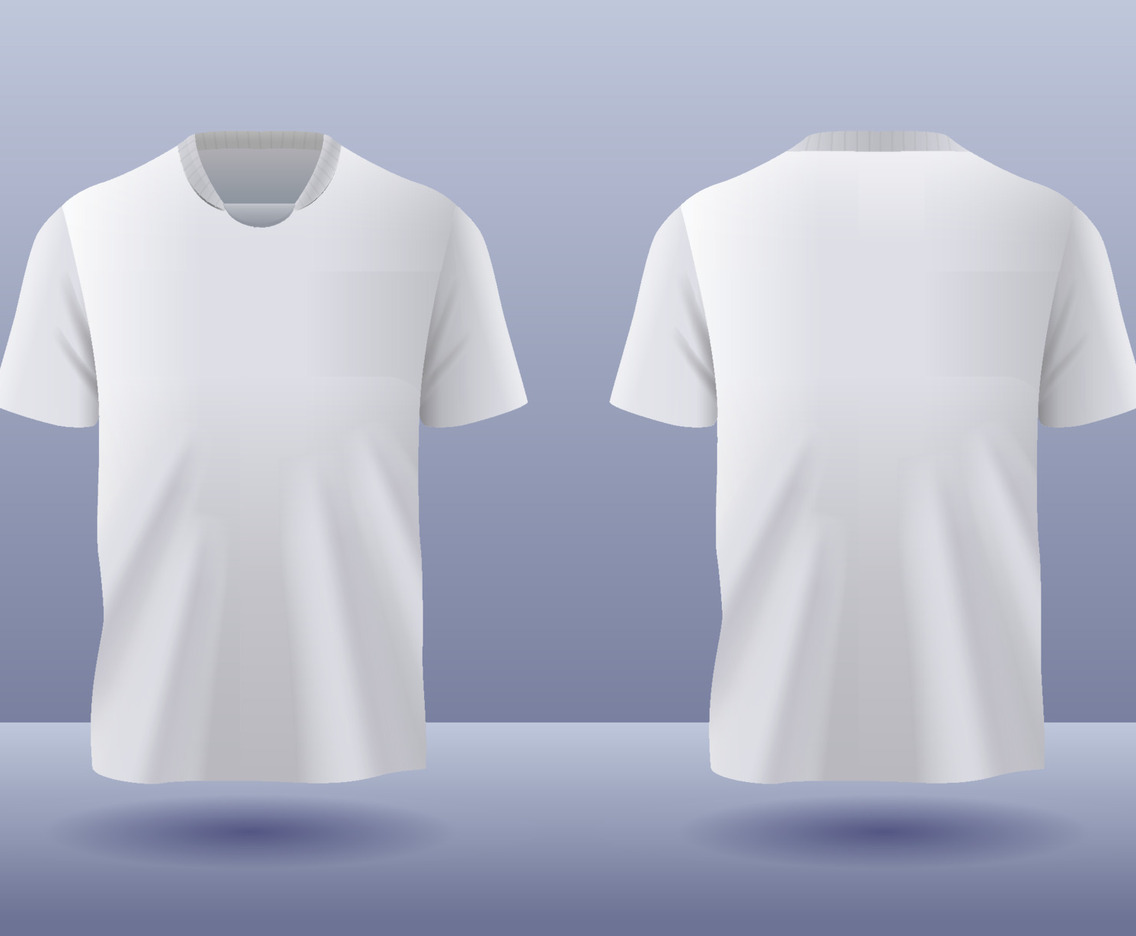 White 3d Tshirt Mockup