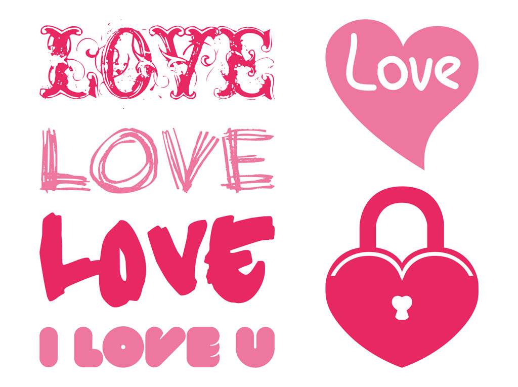 Romantic Graphics Set