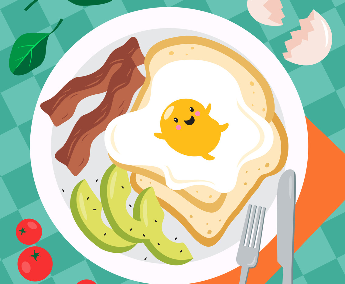 Cute Yolk In Plate