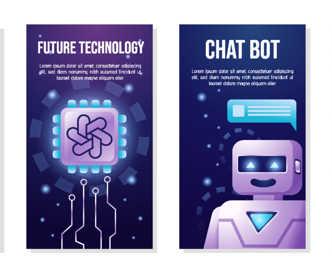 Artificial Intelligence Technology Social Media Story Template
