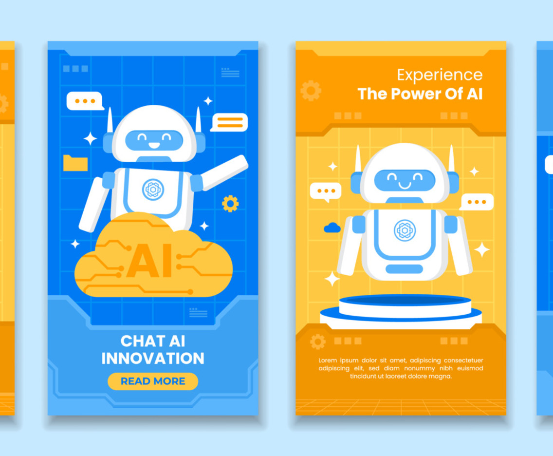 AI Technology Social Media Story Template