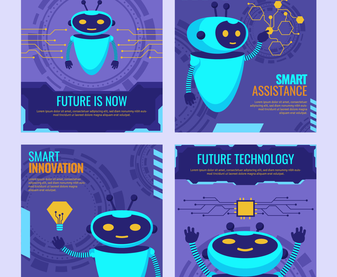 Artificial Intelligence Technology Social Media Post
