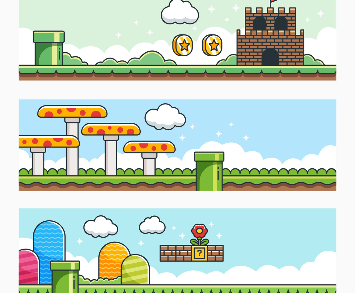 Fantasy World Game Banner Template