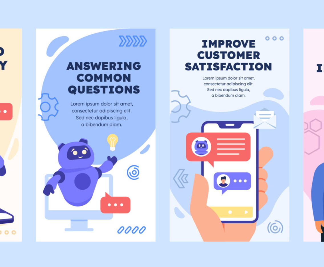 Chatbot Social Media Story Concept