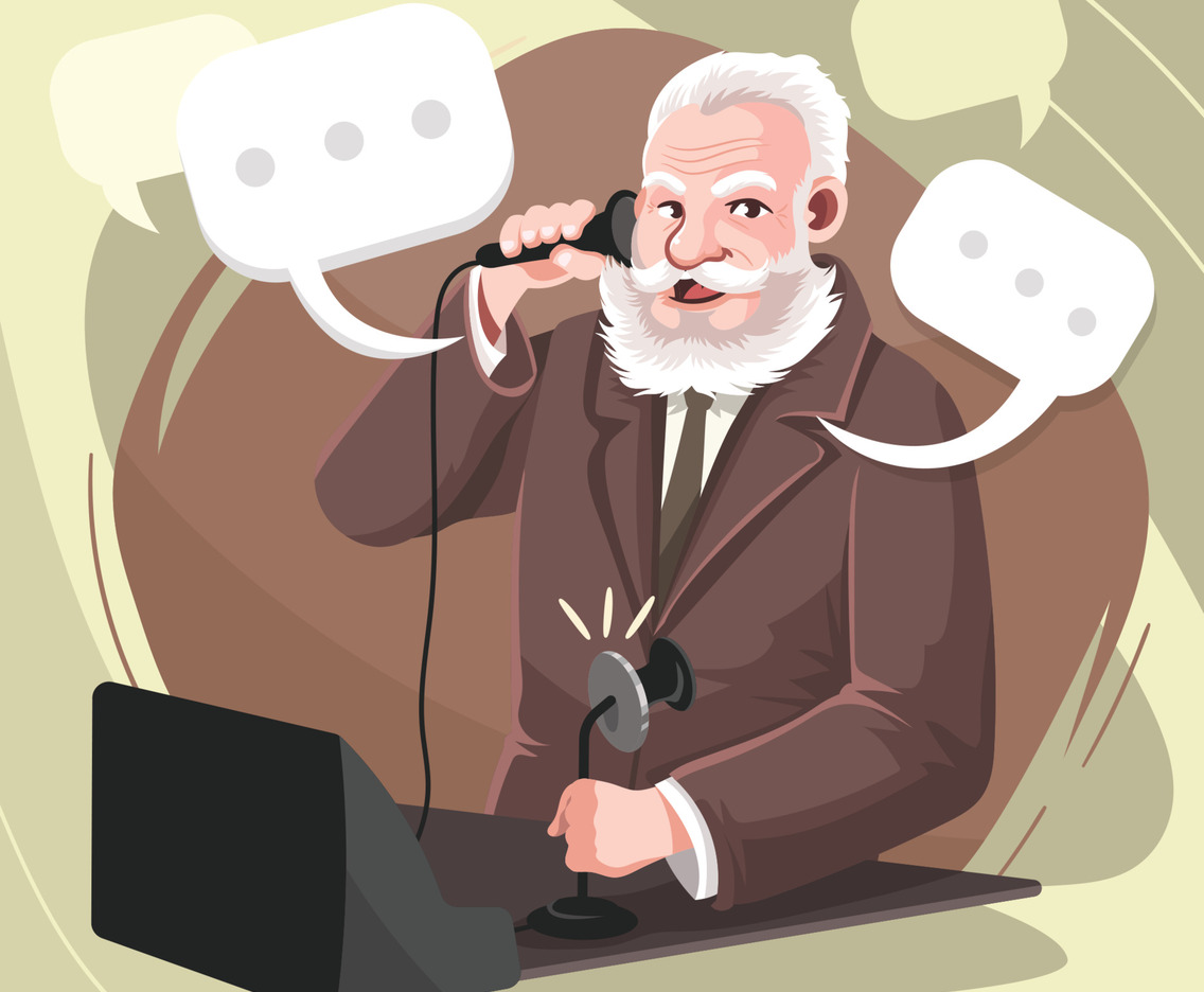 Alexander Graham Bell Concept