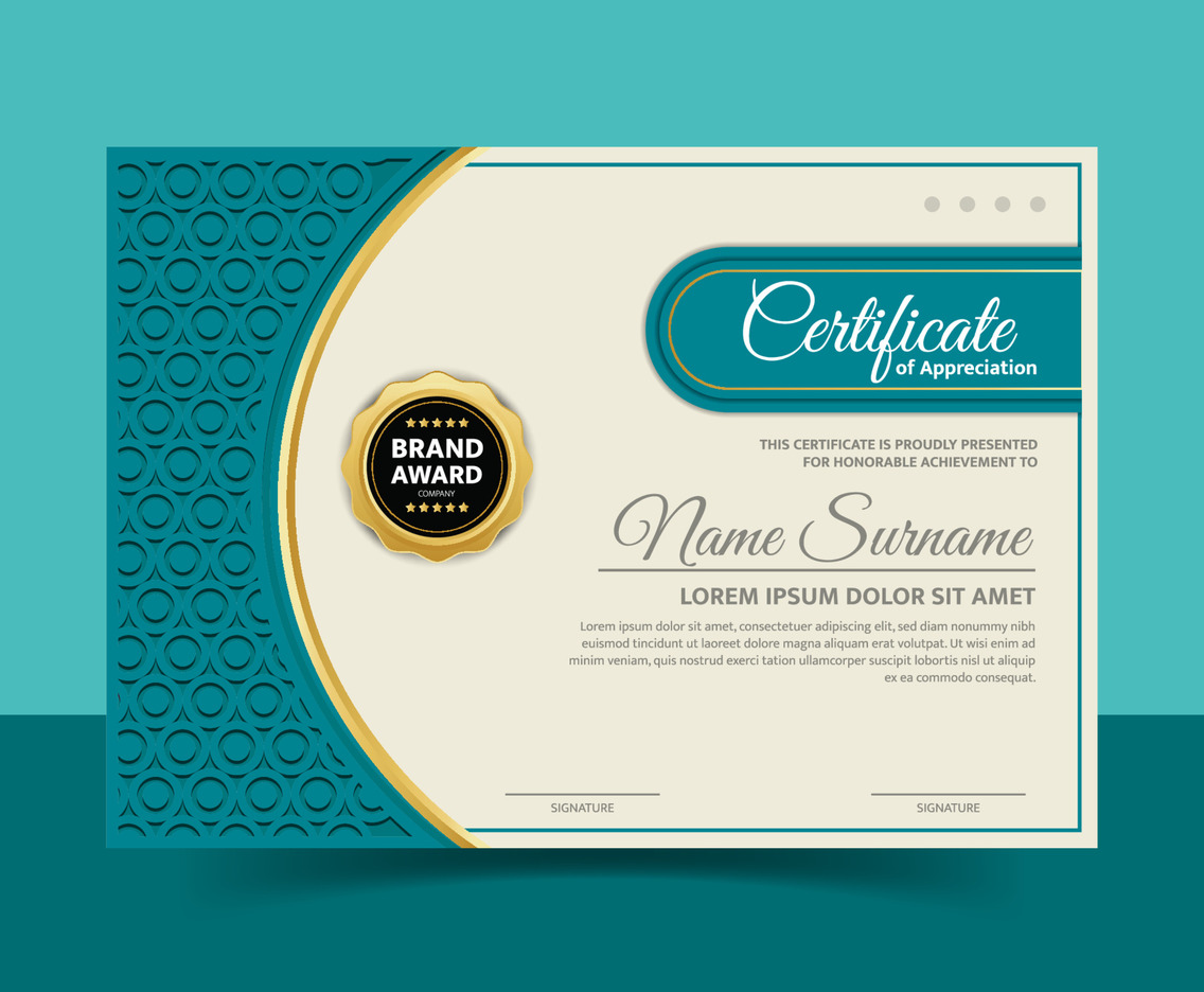 Creative Certificate of Appreciation