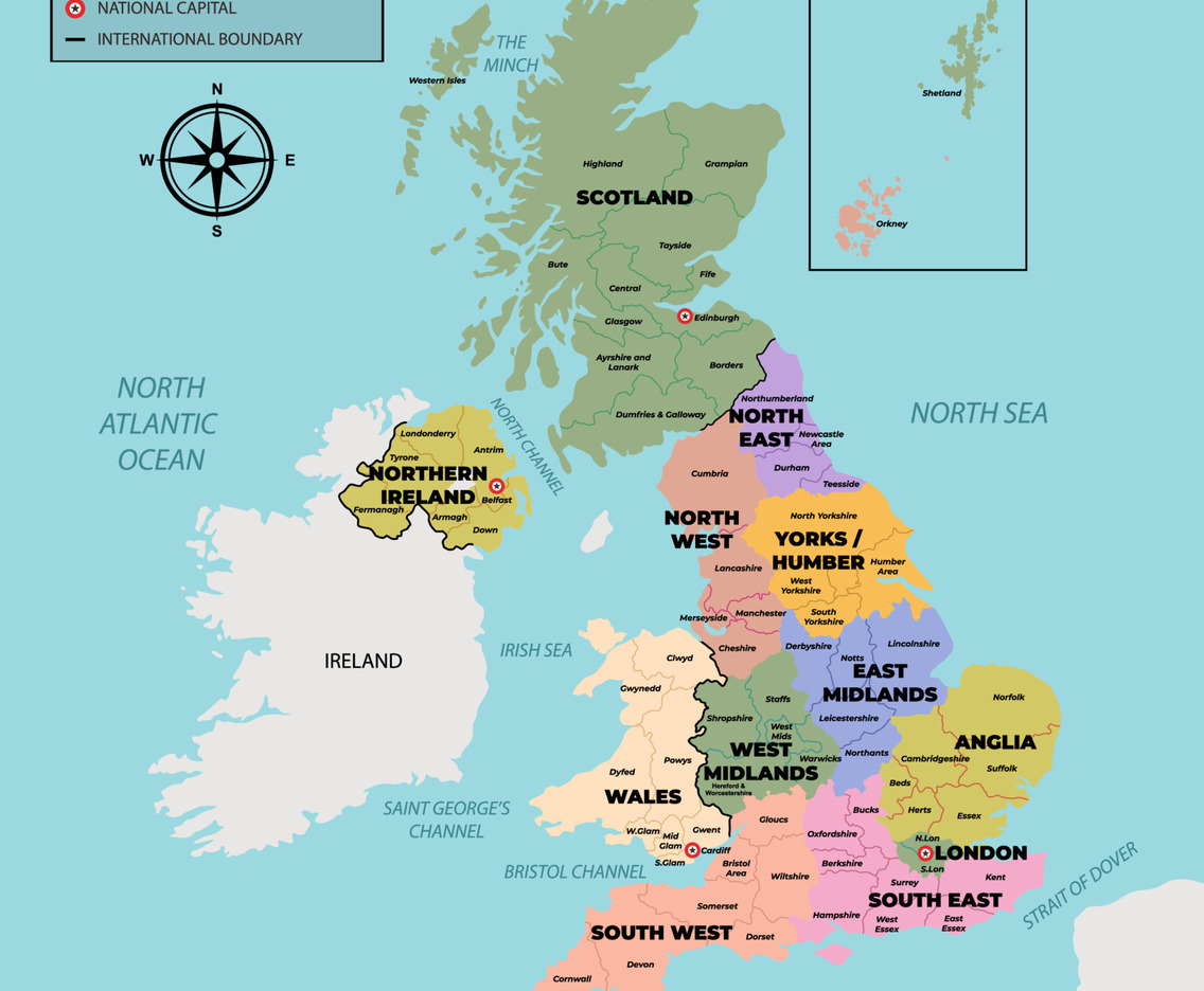 United Kingdom Map