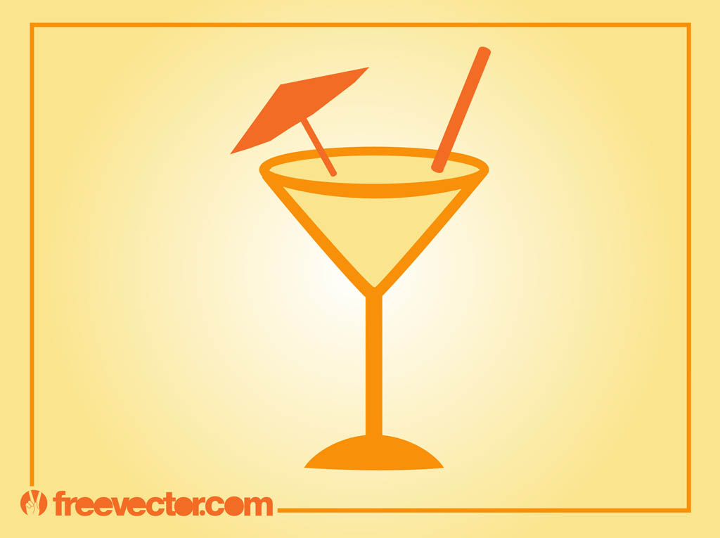 Summer Cocktail Vector