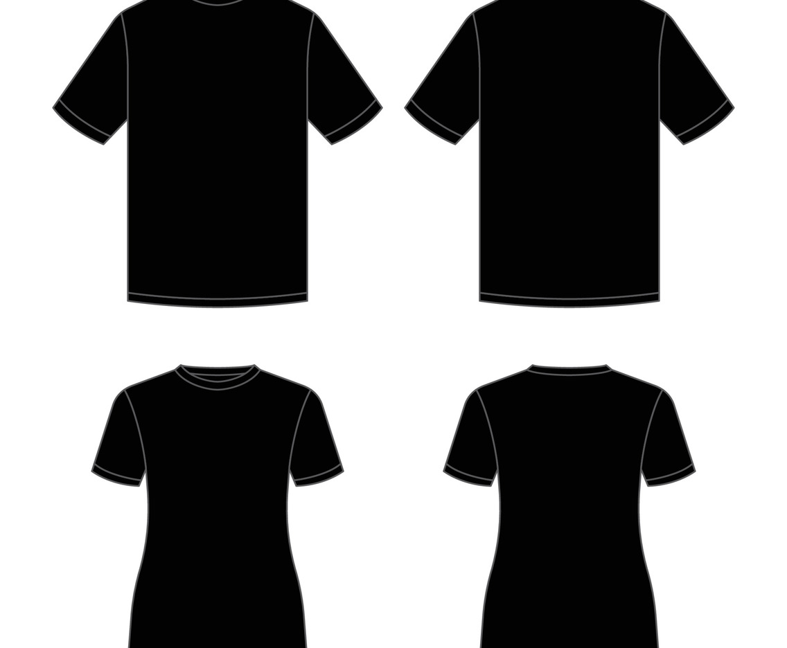 Outline Black T-Shirt