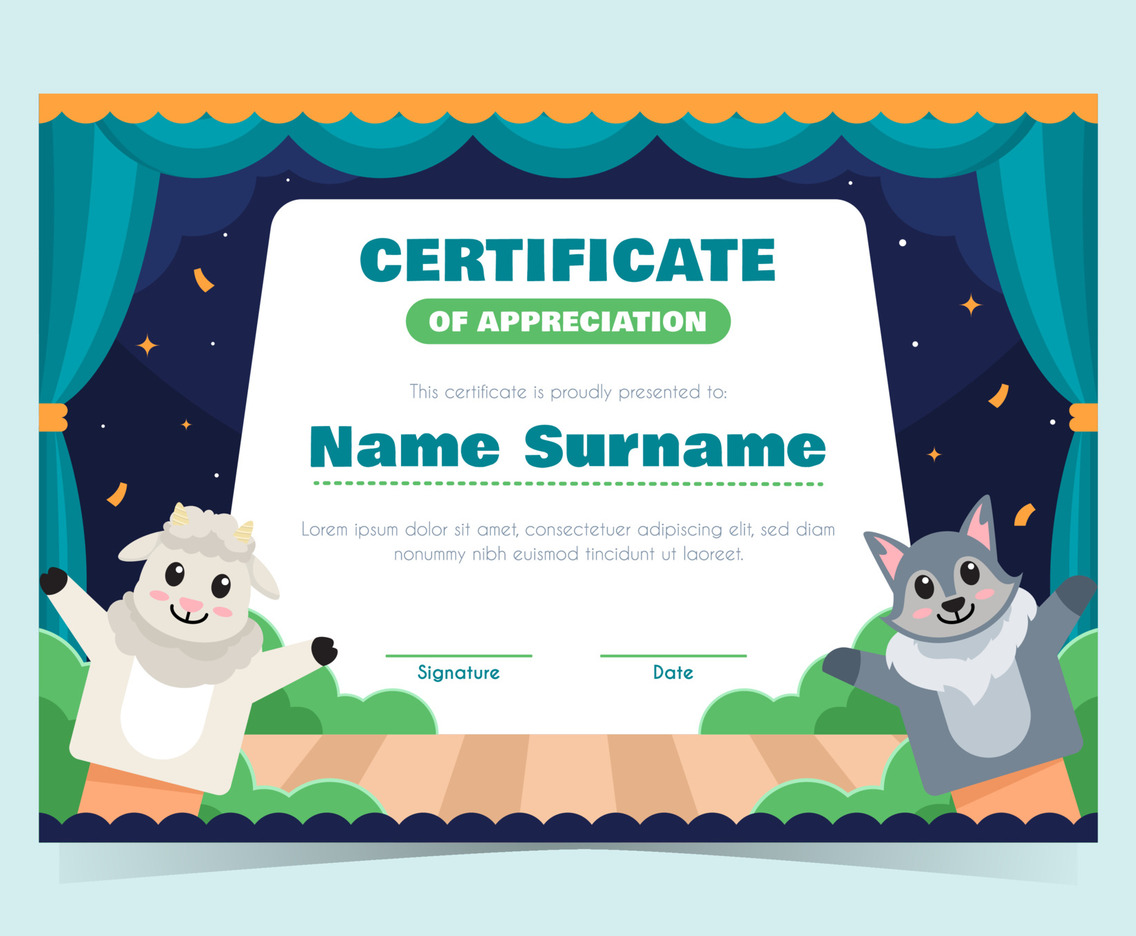 Certificate Template for Kids