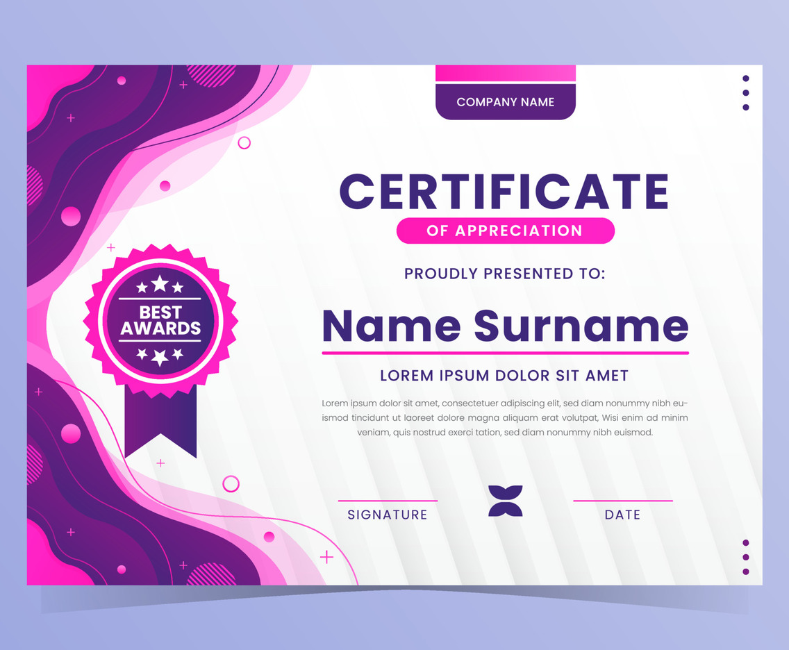 Creative Certificate Template