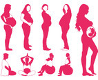 Pregnant Women Silhouettes