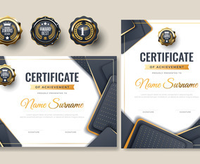 Awesome Abstract Certificate Vector Art & Graphics | freevector.com