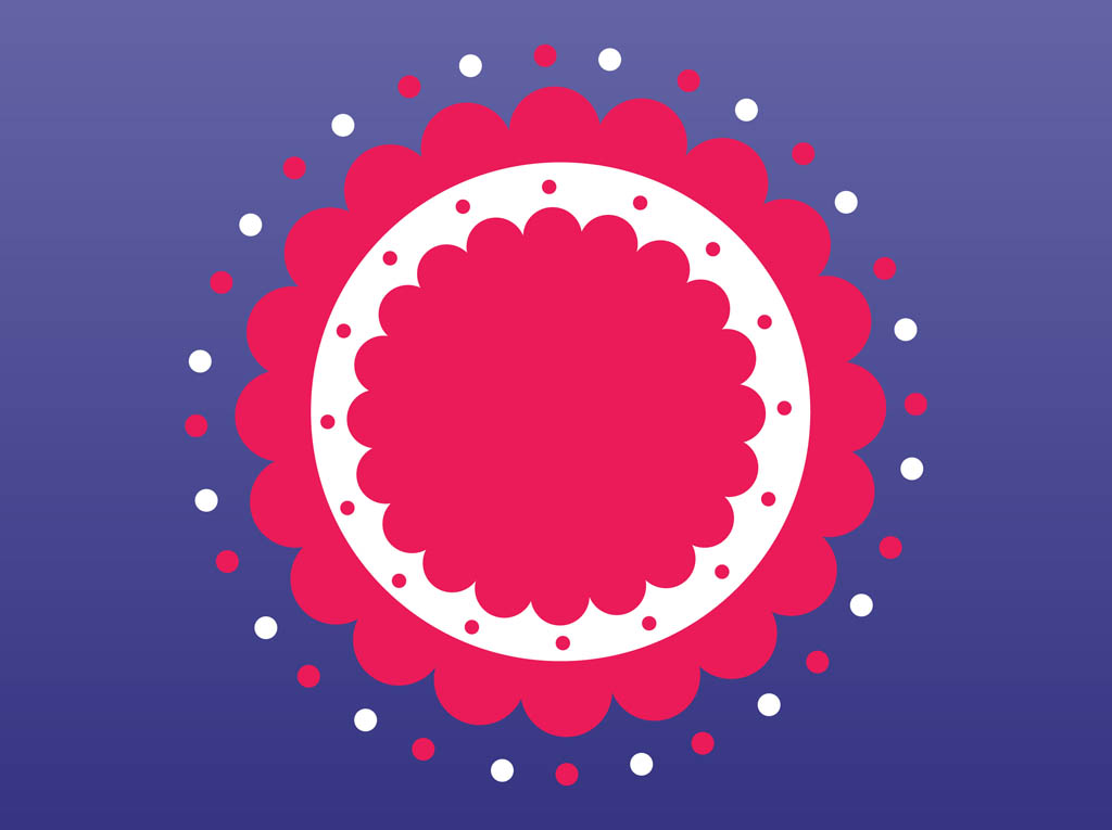 Floral Badge Graphics
