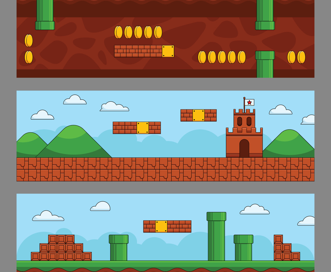 Fantasy Gaming Stage Banner Template