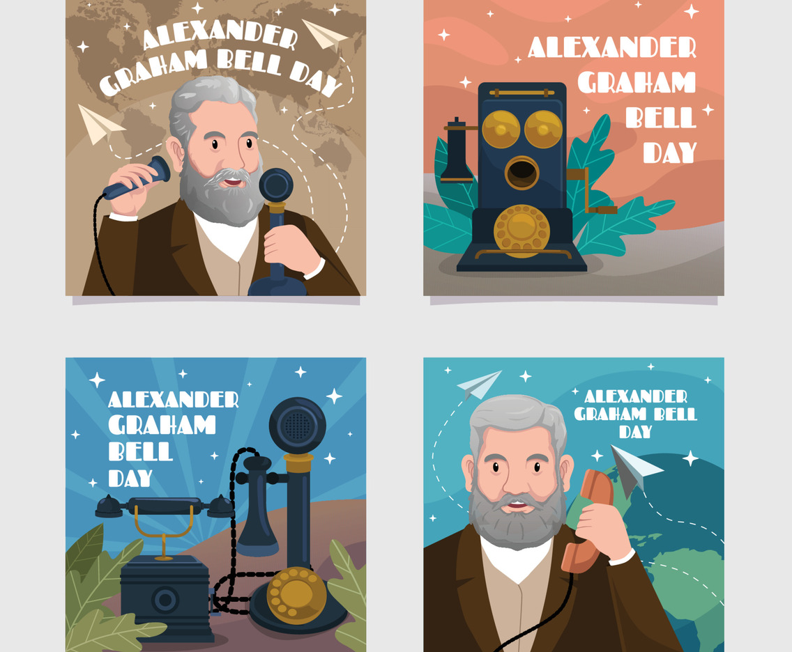 Alexander Graham Bell Day Social Media Post