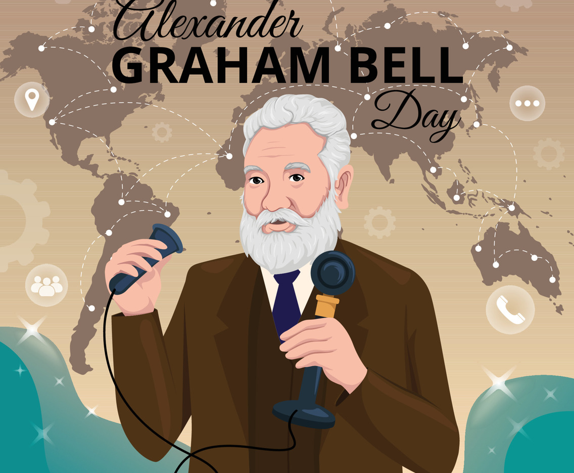 Alexander Graham Bell Day Design Concept