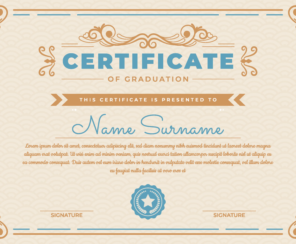 Vintage Certificate Background
