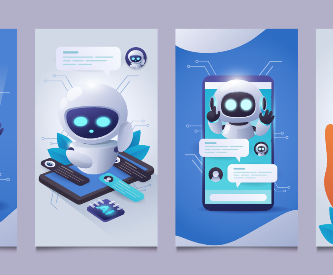 Set of Mobile Chatbot App for Social Media Story