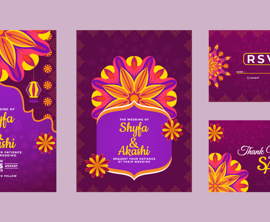 Indian Wedding Invitation Template