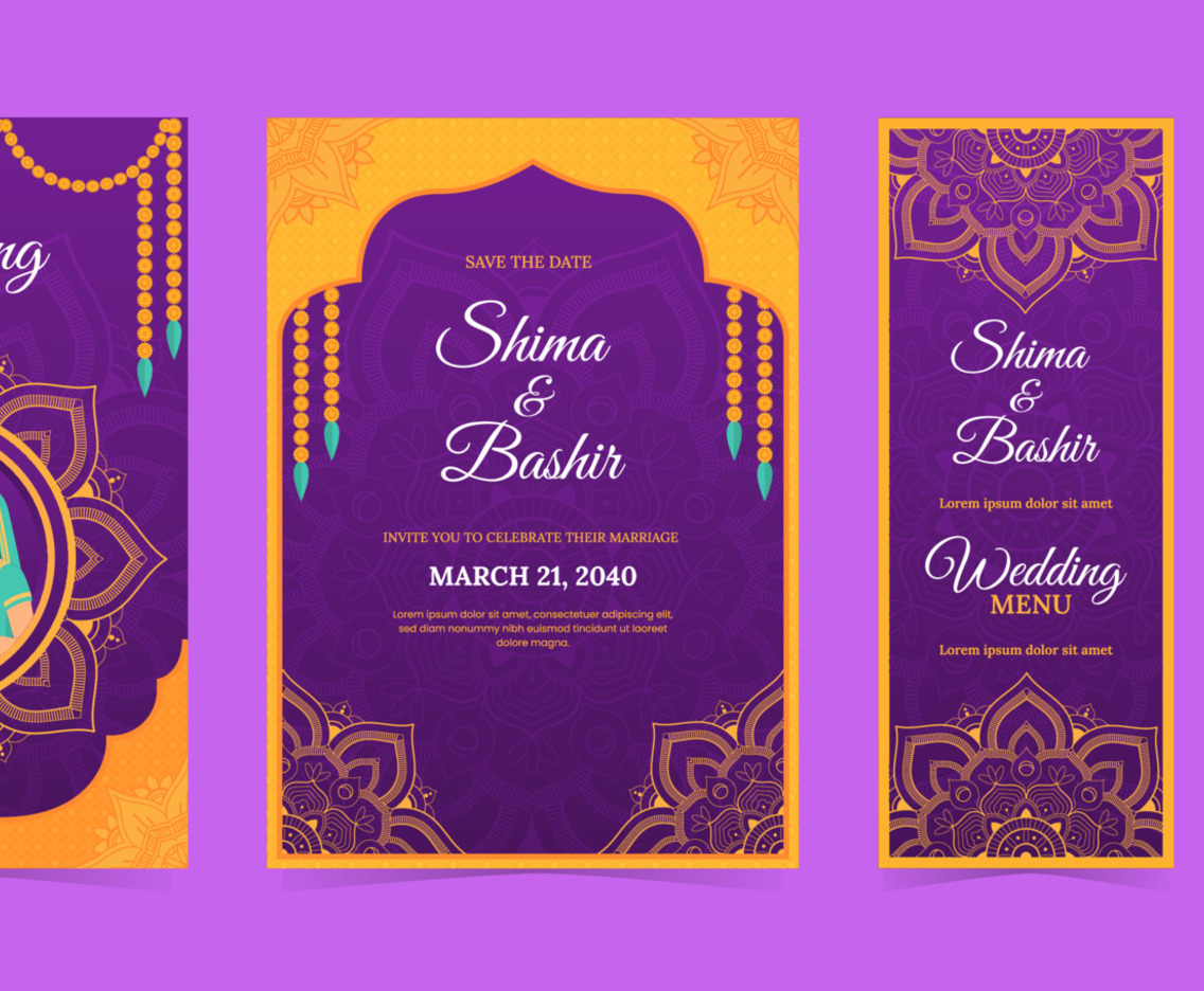 Indian Wedding Invitation Template