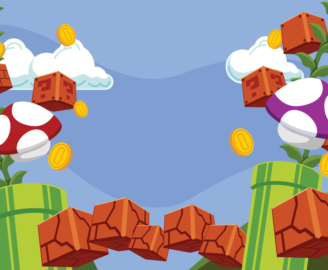 Mushroom Land Background