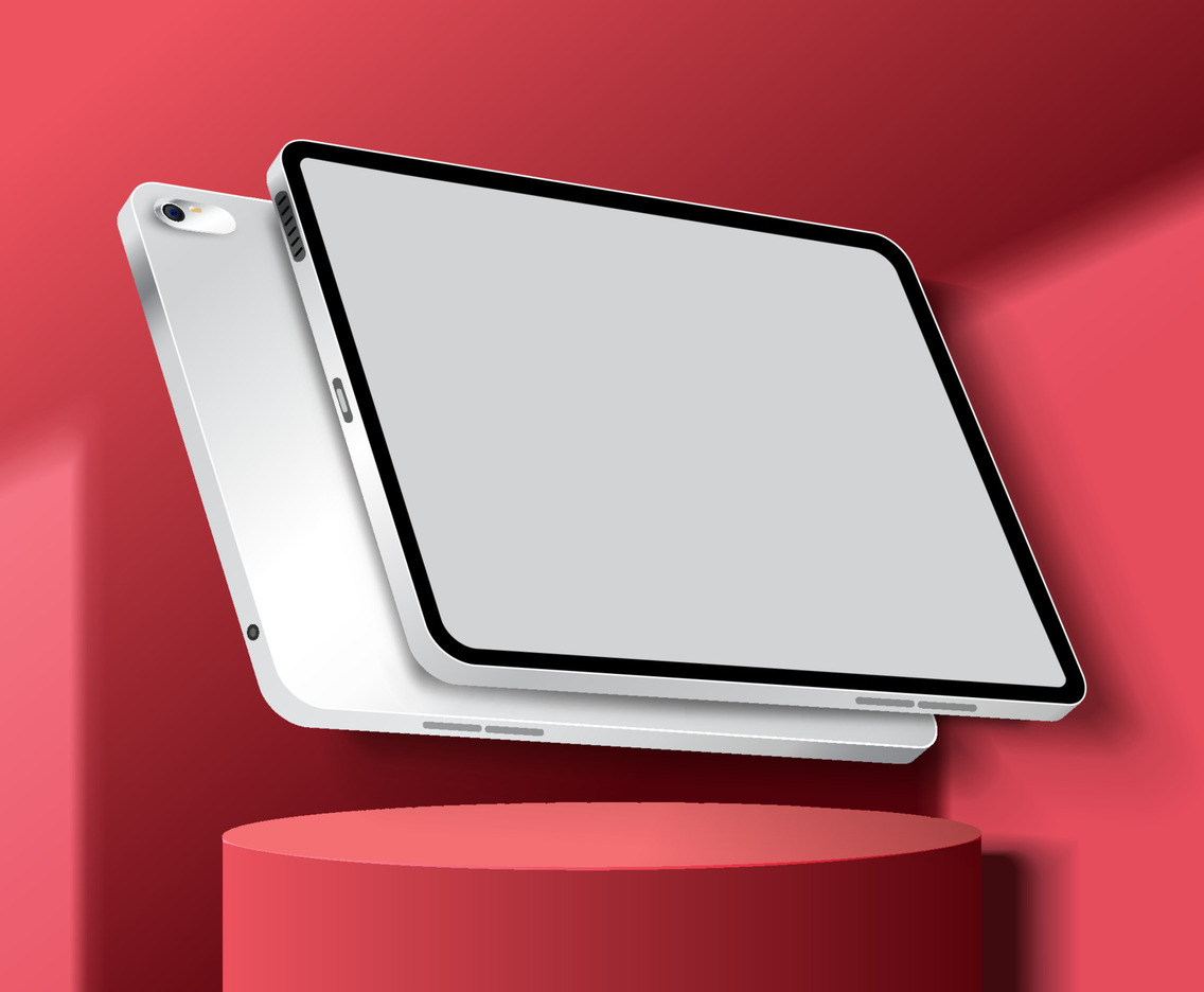 White Tablet Mockup