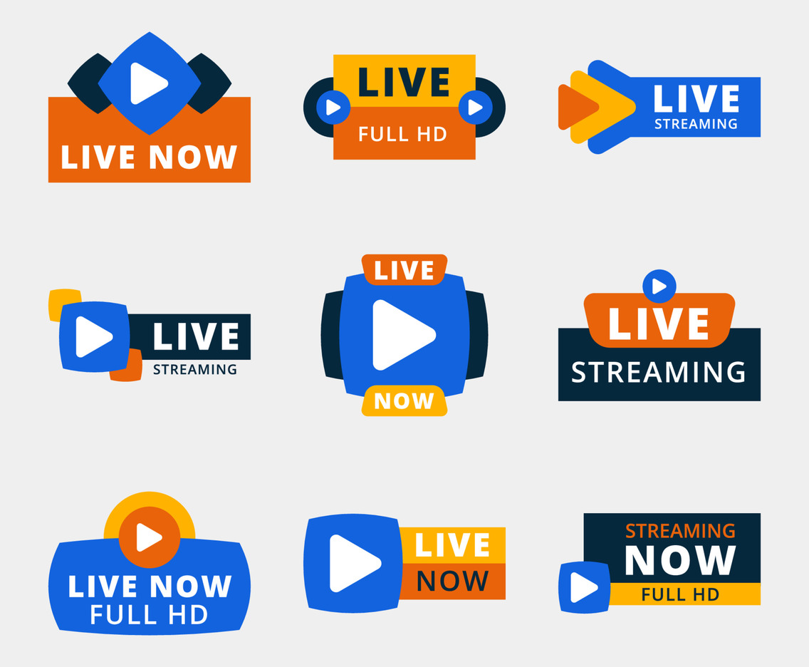 General Live Streaming Badges Set