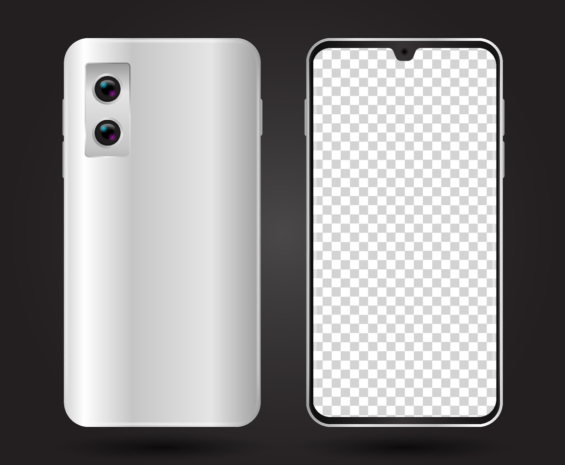 Elegant Silver Smartphone Mockup
