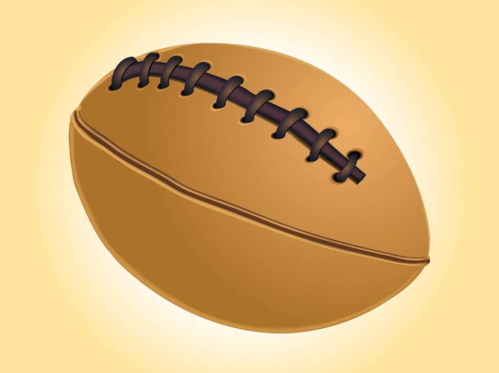Vector Rugby Ball