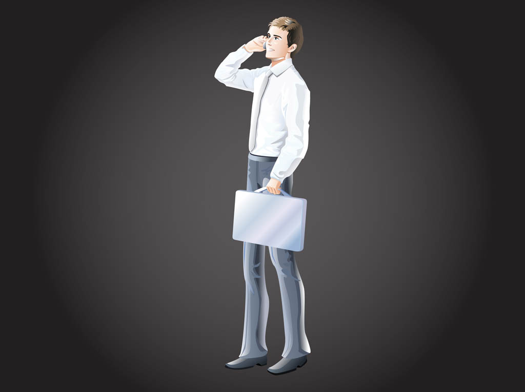 Businessman With Phone
