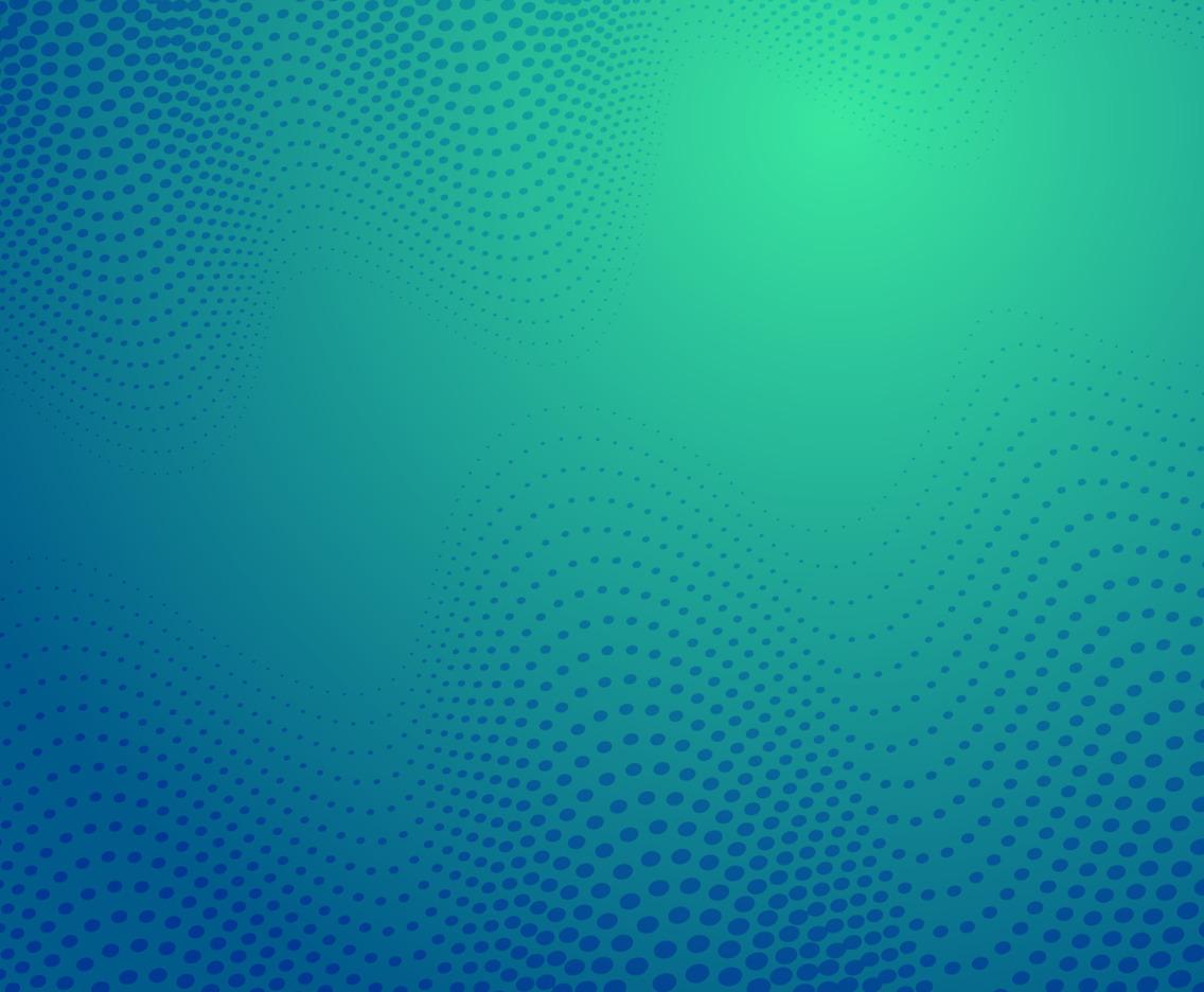 Abstract Green Background With Halftone Wave