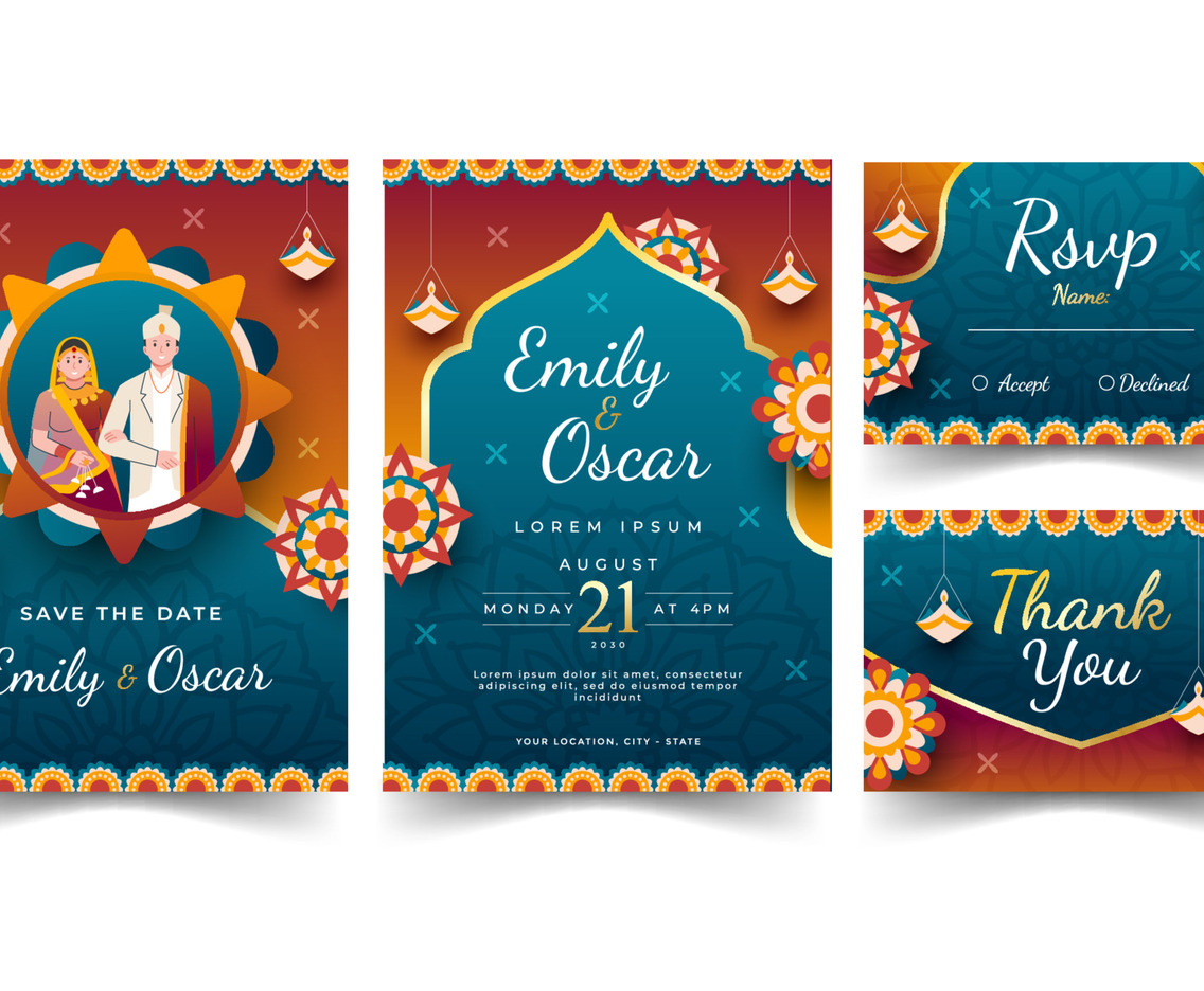 India Wedding Invitation