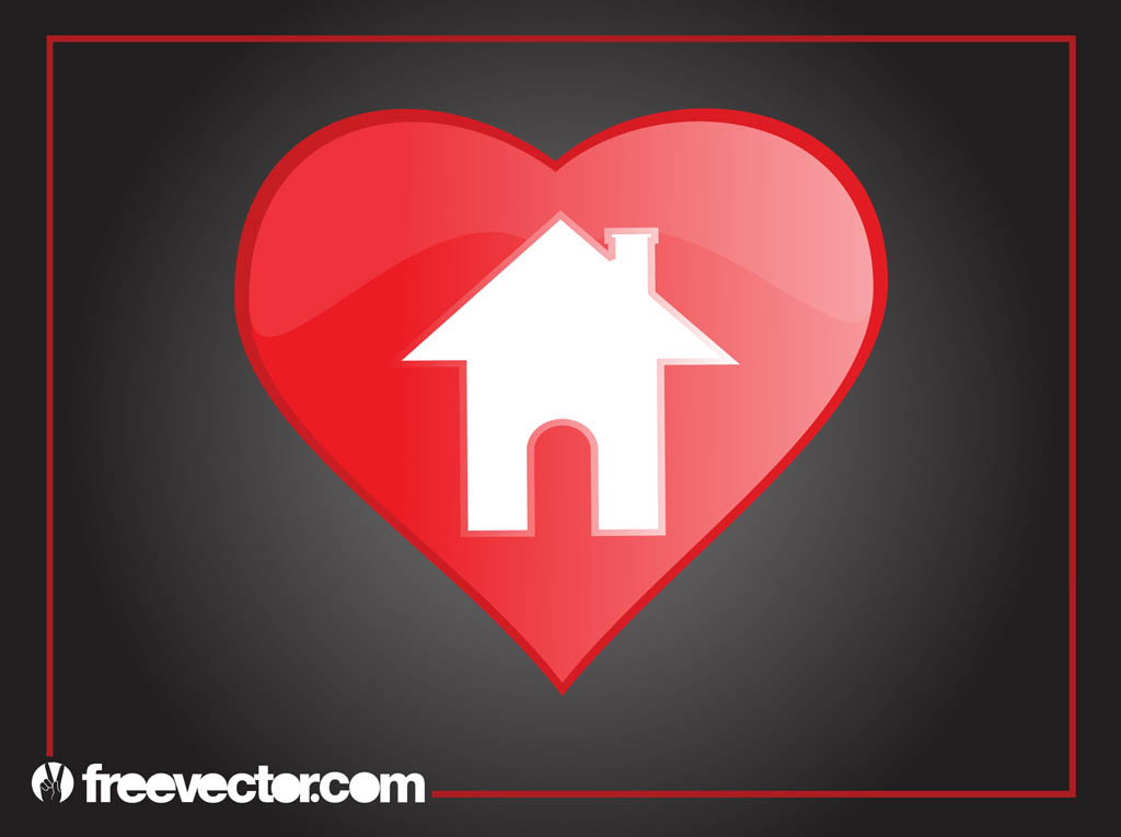 Heart Home Icon