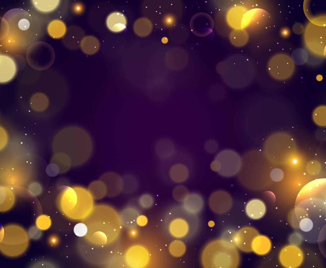 Sparkling Bokeh Purple Color Background