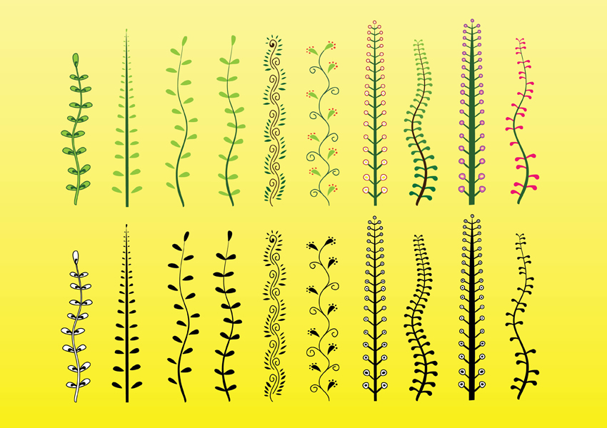 Plants Vector Clip Art