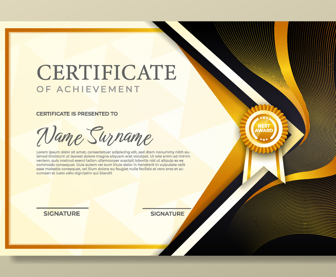 Educational Certificate Template