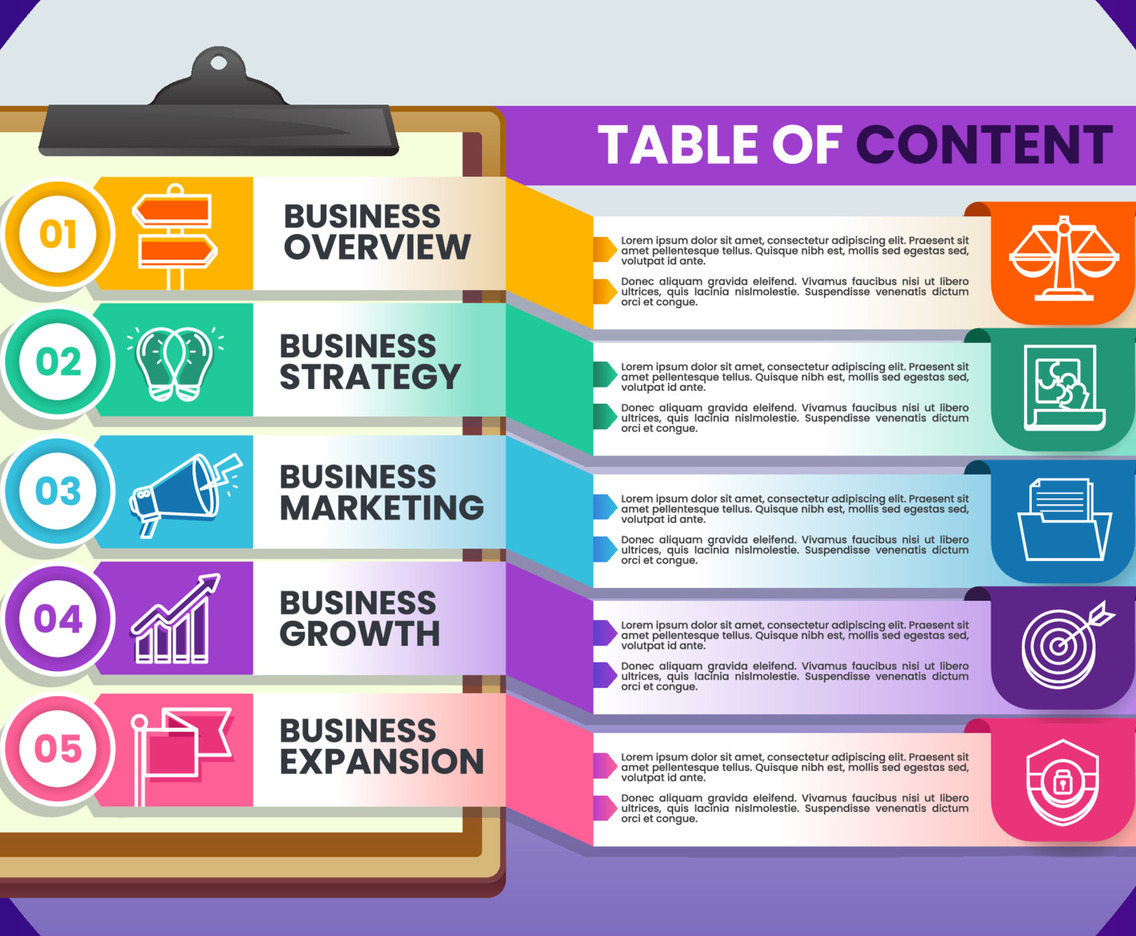List Infographic Template