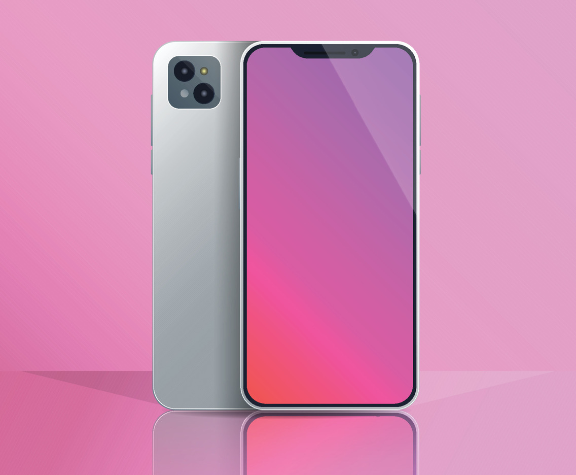 White Smartphone Mockup