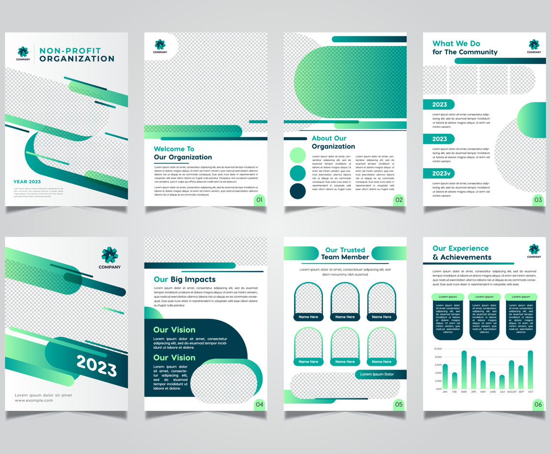 Business Report or Proposal Template for Non Profit Organization