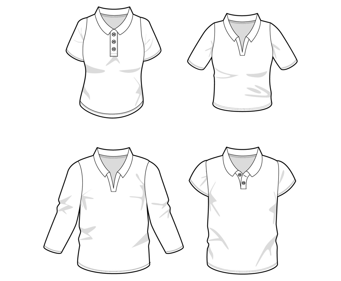 White Polo Shirt Mockup For Men and Women