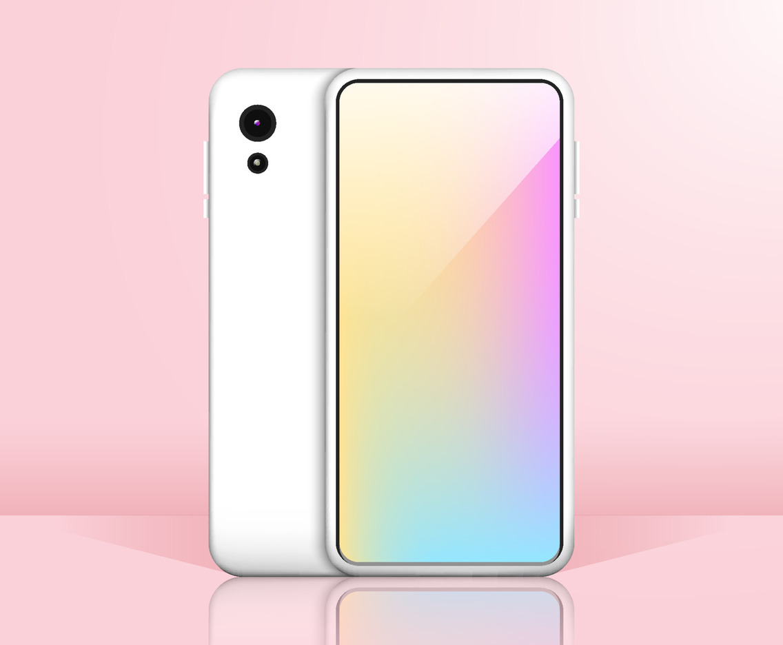 White Smartphone Mockup