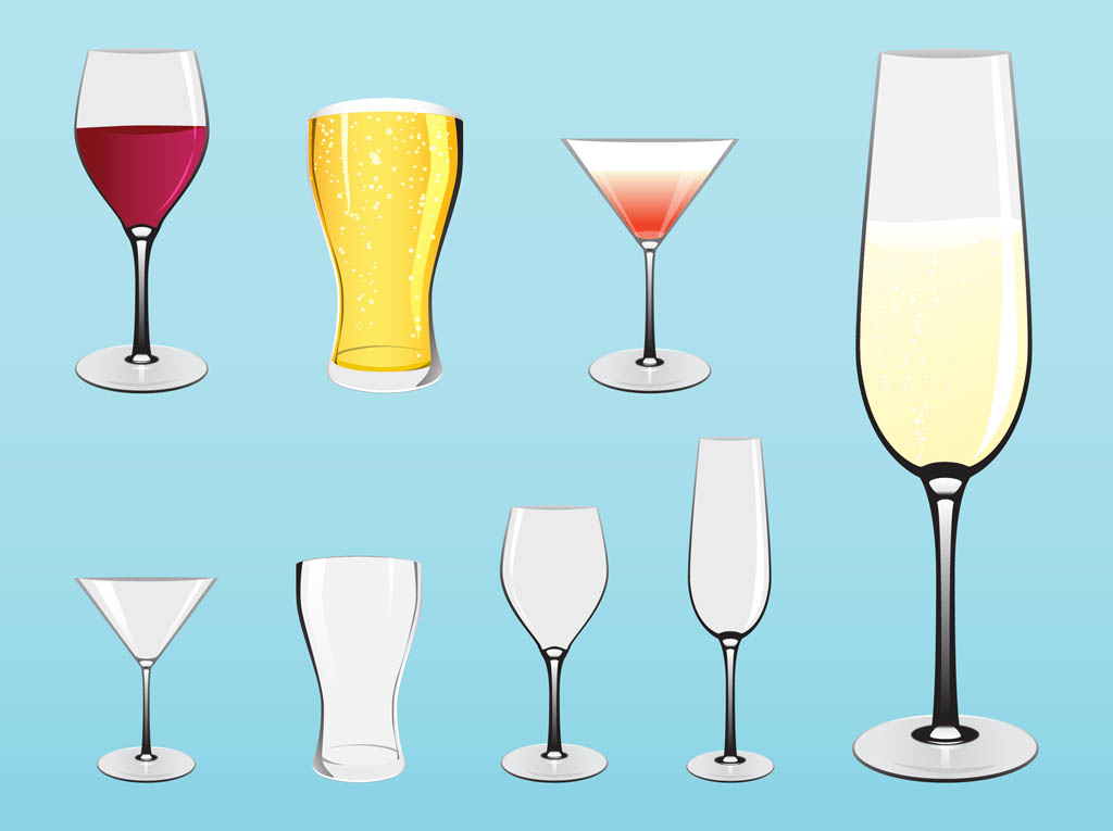 Glassware And Drinks