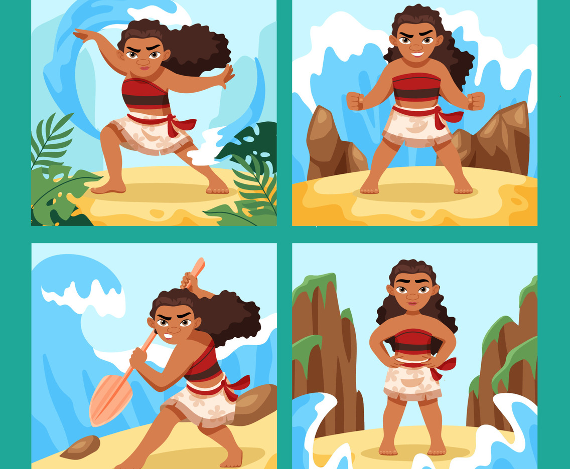 Hawaiian Girl at the Beach