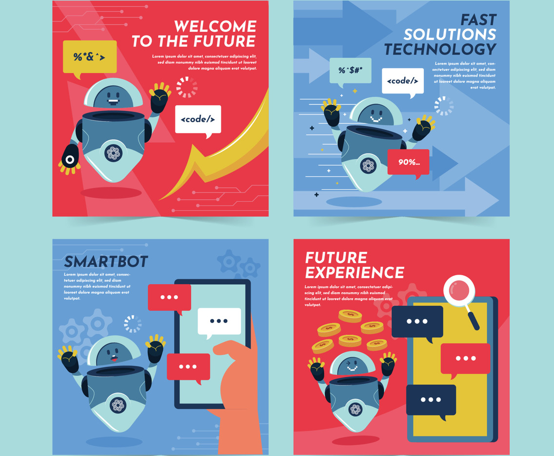 Artificial Intelligence Technology Social Media Posts