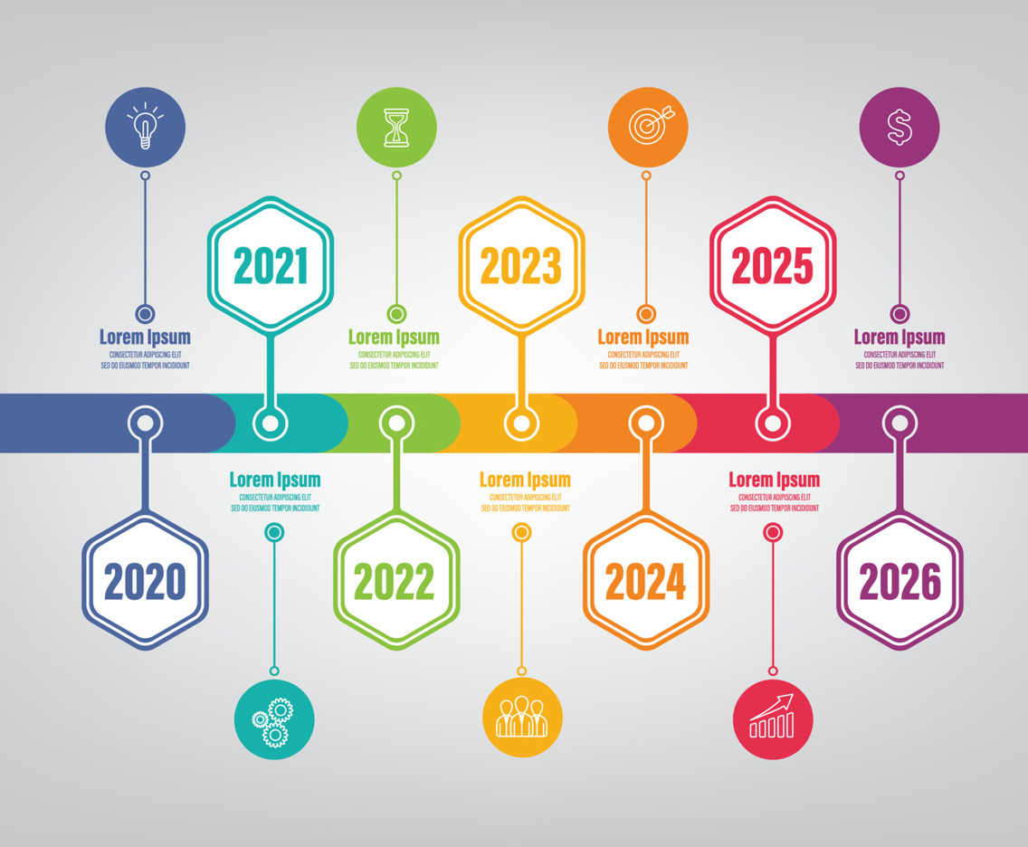 Timeline Infographic Concept