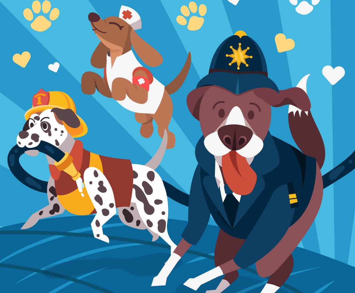 Dogs with Duty Calls
