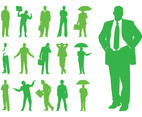 Businesspeople Silhouettes Graphics