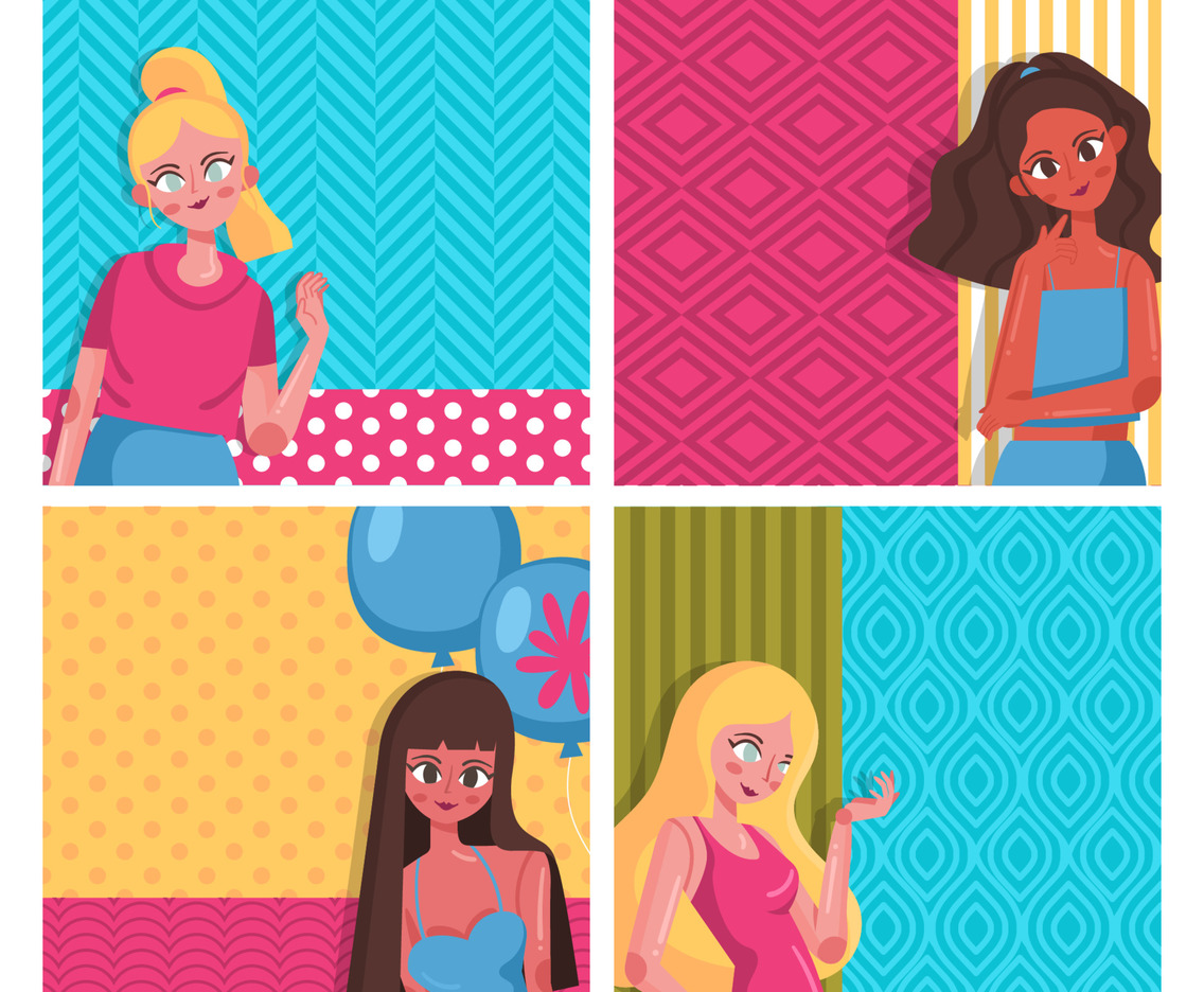 Social Media Story Post for Beautiful Girl Dolls